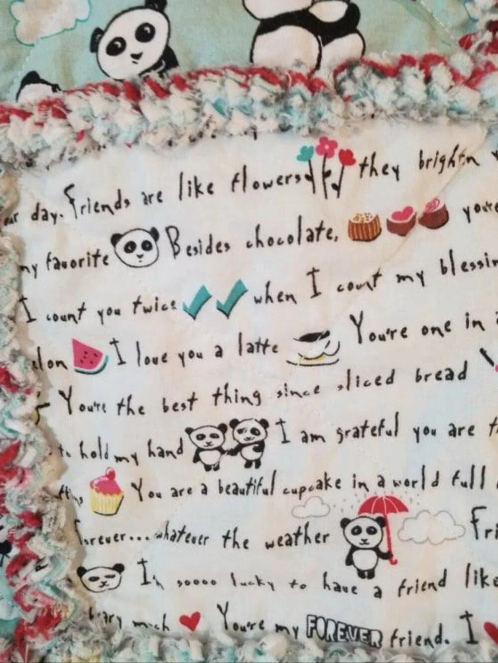 N/A handmade rag